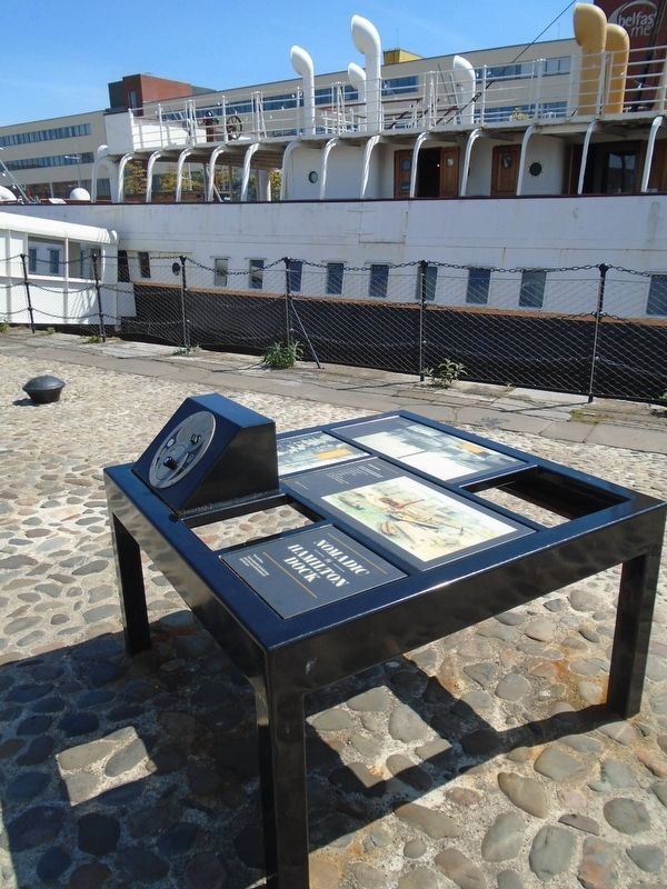Nomadic in Hamilton Dock Marker. Click for full size. Nomadic in Hamilton Dock Marker image. Click for full size.