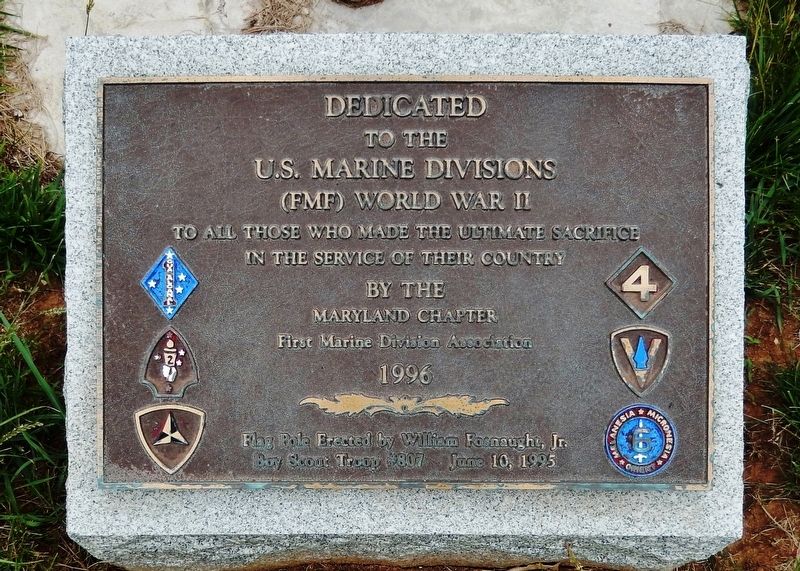 World War II Marine Divisions Memorial image. Click for full size.