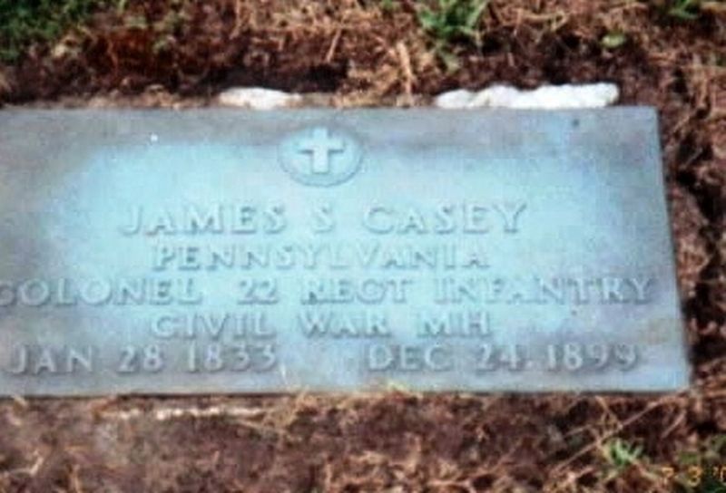 James S. Casey-Medal of Honor Recipient is buried in Vale Cemetery image. Click for full size.