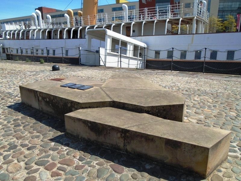 Stylized Hamilton Dock Stones and Construction Markers. Click for full size. Stylized Hamilton Dock Stones and Construction Markers image. Click for full size.