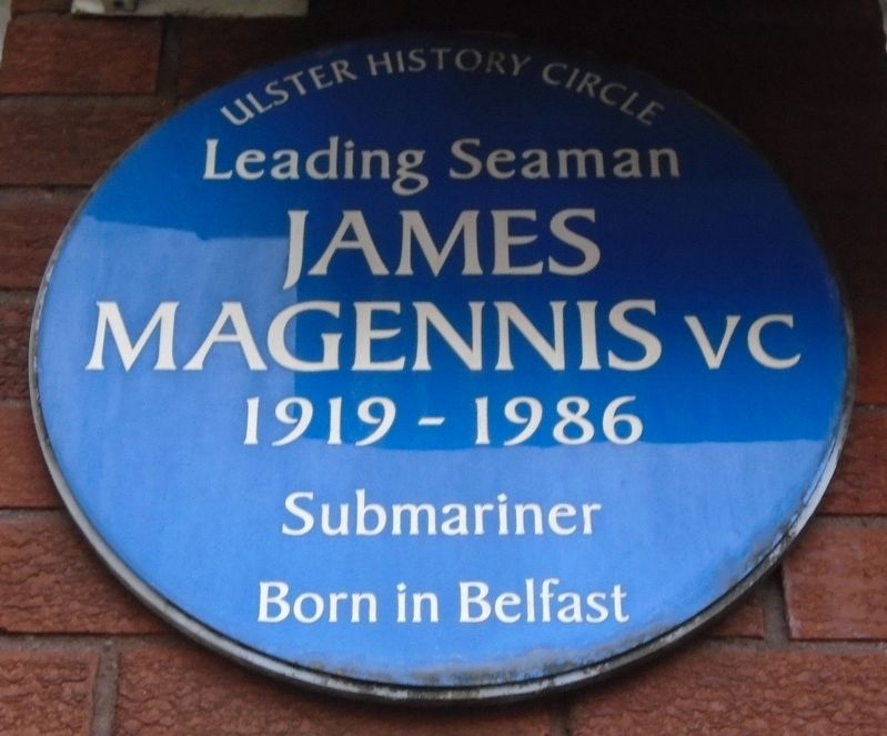 Leading Seaman James Magennis, VC Marker image. Click for full size.