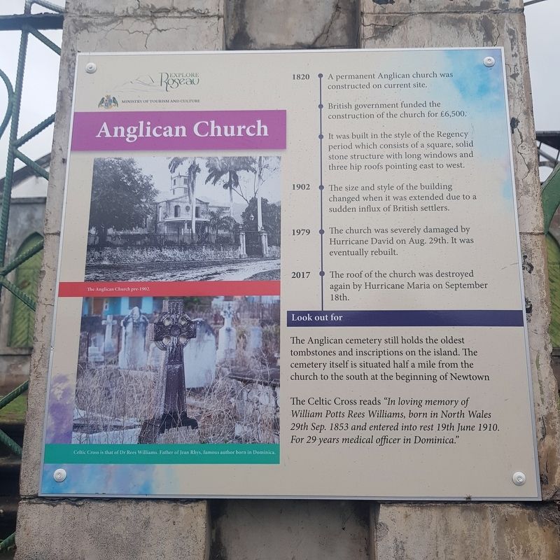 Anglican Church Marker image. Click for full size.