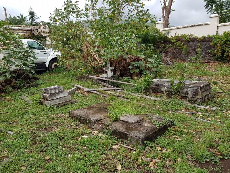 A view of some of the graves at the Anglican Church. Click for full size. A view of some of the graves at the Anglican Church image. Click for full size.