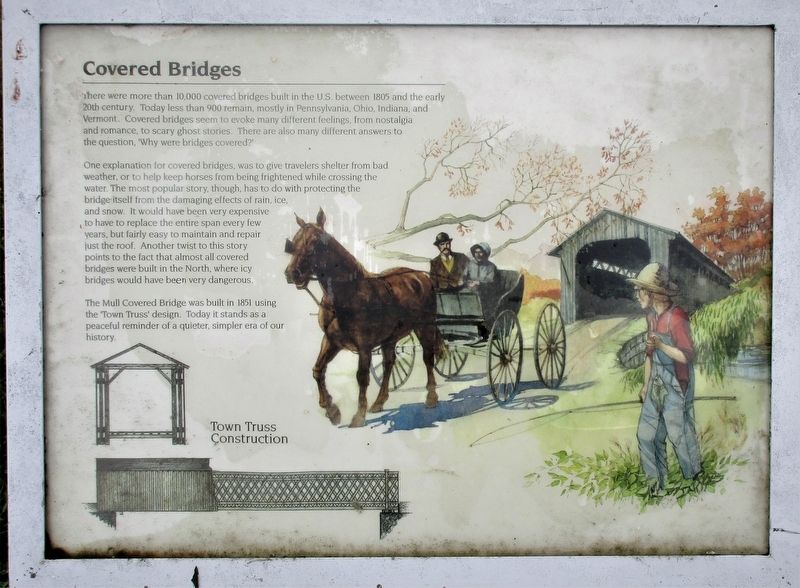 Mull Covered Bridge Marker image, Touch for more information
