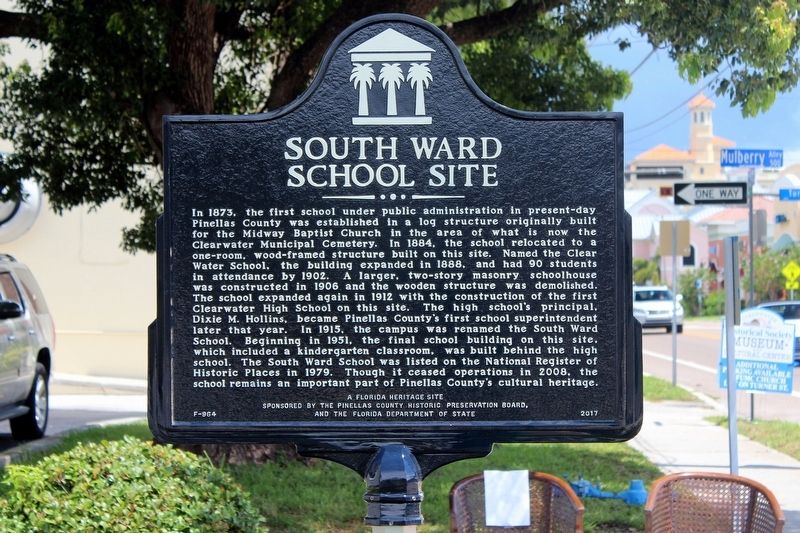 South Ward School Site Marker image. Click for full size.