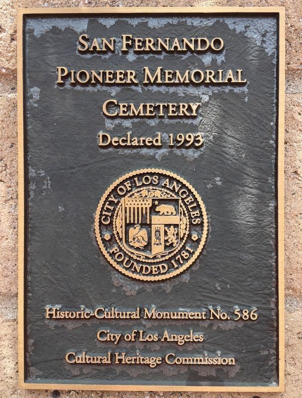 Los Angeles Historic Monument No. 586 image. Click for full size.