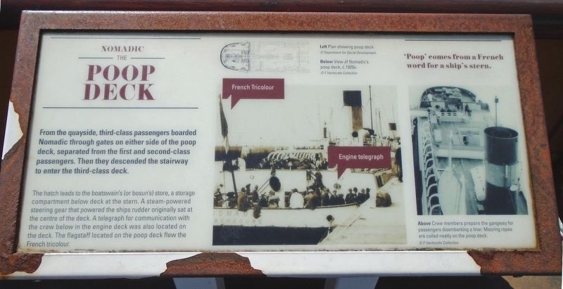 The Poop Deck Marker image. Click for full size.