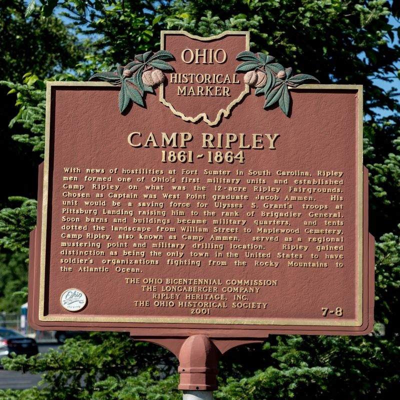 Camp Ripley face of marker image. Click for full size.