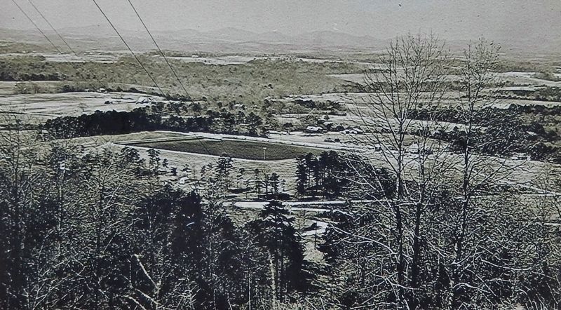 Marker detail: Reservoir #6 was built in 1939 just south of Travelers Rest image. Click for full size.
