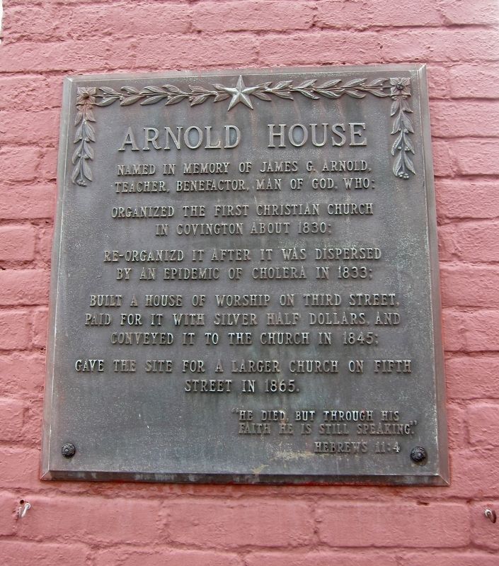 Arnold House Marker image. Click for full size.
