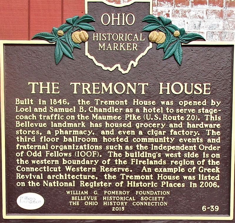The Tremont House Marker image. Click for full size.