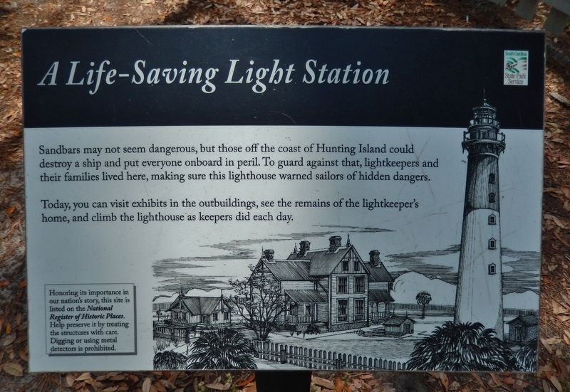A Life-Saving Light Station Marker image. Click for full size.