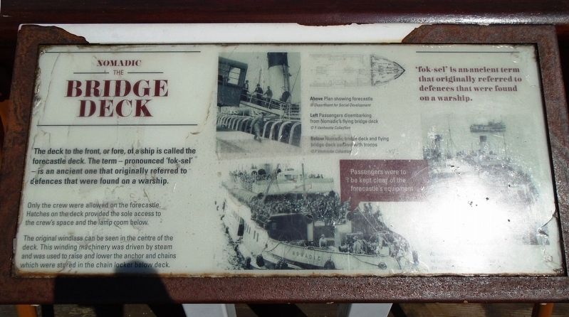 The Bridge Deck Marker. Click for full size. The Bridge Deck Marker image. Click for full size.