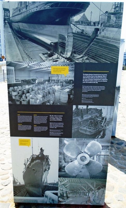 The Dockside: A Hive of Activity Marker (back). Click for full size. The Dockside: A Hive of Activity Marker (back) image. Click for full size.