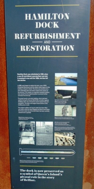 Hamilton Dock: Refurbishment and Restoration Marker image. Click for full size.