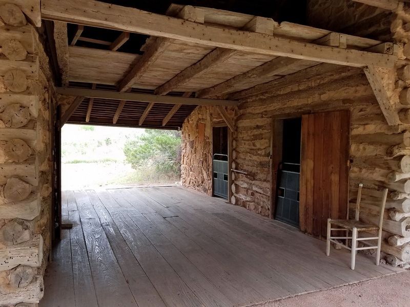 Dogtrot House interior image. Click for full size.