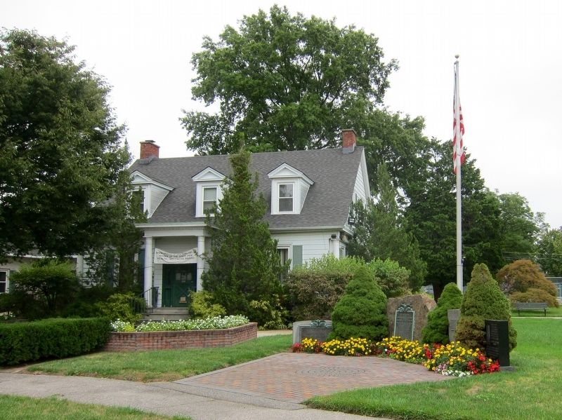 House of Ambrose Clark and war memorials image. Click for full size.