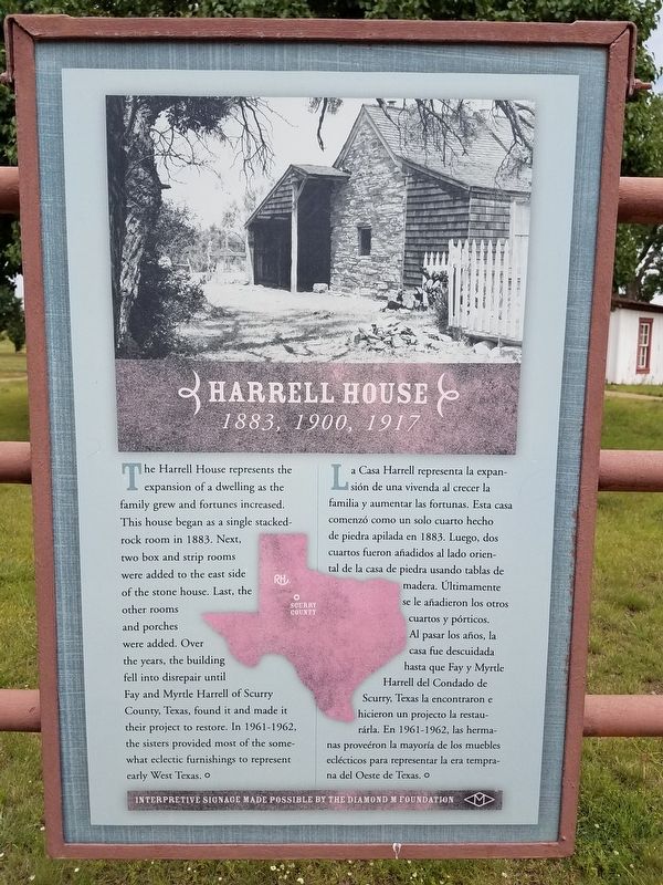 Harrell House Marker image. Click for full size.