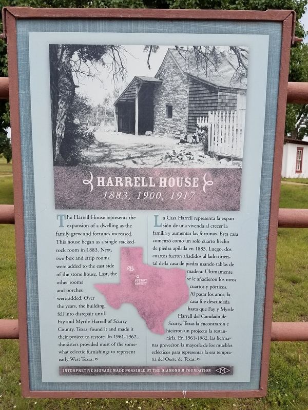 Harrell House Marker. Click for full size. Harrell House Marker image. Click for full size.