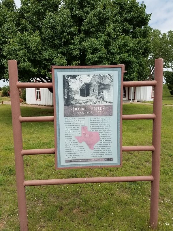 Harrell House Marker. Click for full size. Harrell House Marker image. Click for full size.