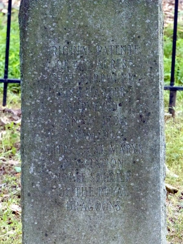 Modern Grave Marker - Reverse. Click for full size. Modern Grave Marker - Reverse image. Click for full size.