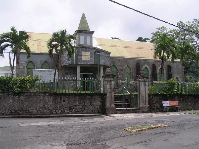Anglican Church of Roseau prior to Hurricane Maria. Click for full size. Anglican Church of Roseau prior to Hurricane Maria image. Click for full size.
