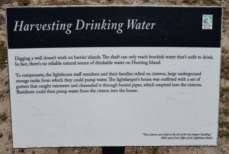 Harvesting Drinking Water Marker image. Click for full size.