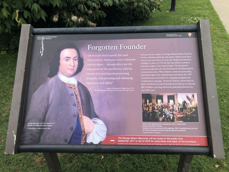 Forgotten Founder Marker. Click for full size. Forgotten Founder Marker image. Click for full size.