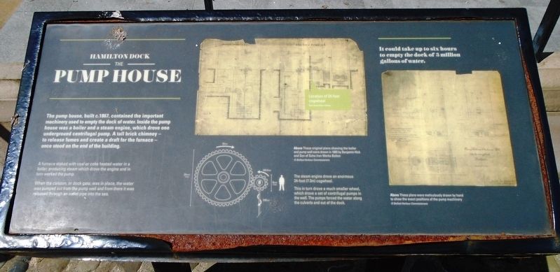 The Pump House Marker. Click for full size. The Pump House Marker image. Click for full size.