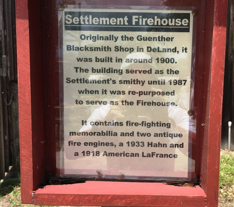 Settlement Firehouse Marker image. Click for full size.