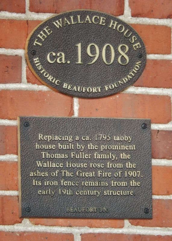 The Wallace House Marker. Click for full size. The Wallace House Marker image. Click for full size.