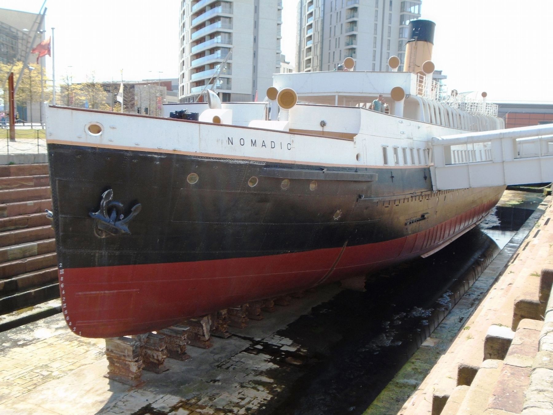 SS Nomadic in the Hamilton Graving Dock image. Click for full size.