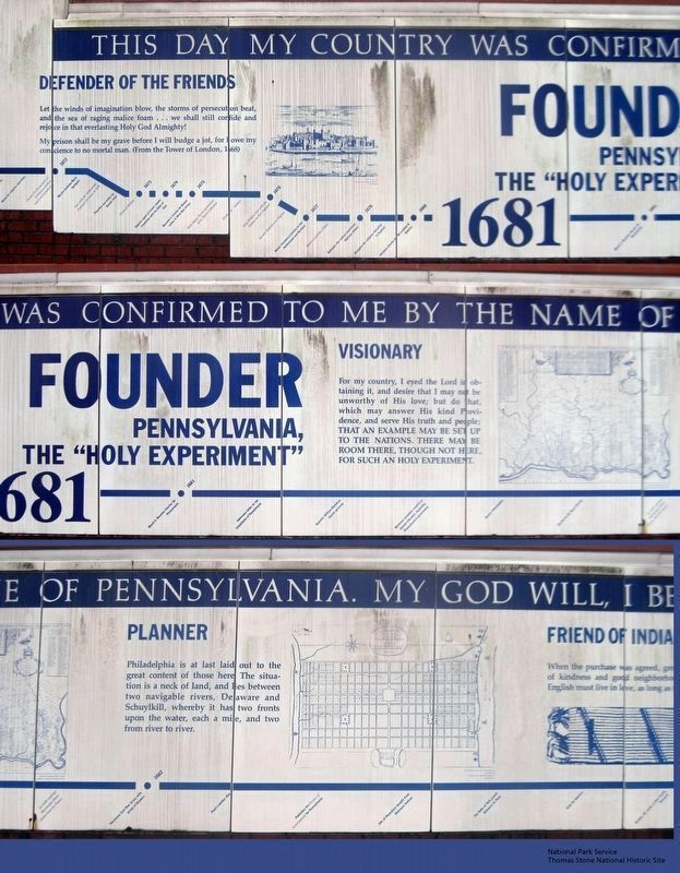 William Penn Marker & Timeline, Part 2 image. Click for full size.