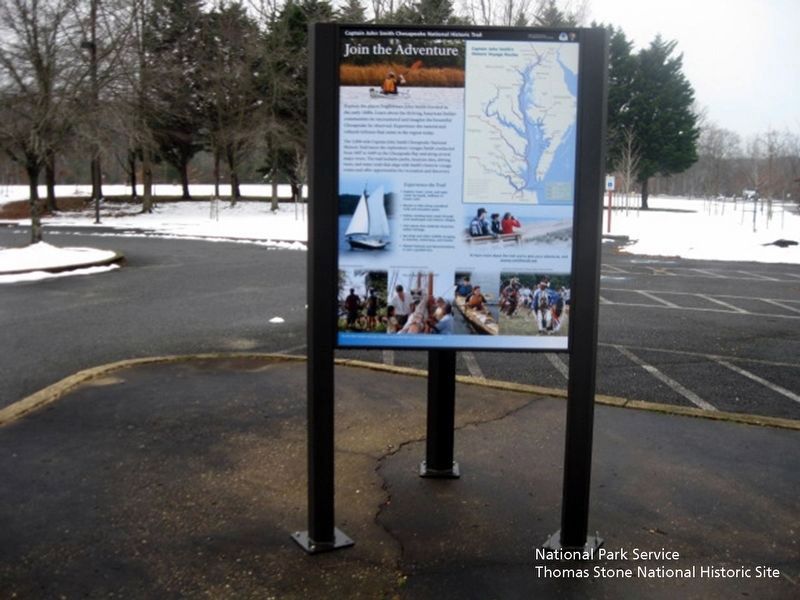 Join the Adventure Marker & parking lot image. Click for full size.