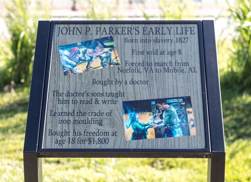 John P. Parkers Early Life image. Click for full size.