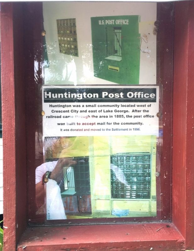 Huntington Post Office Marker image. Click for full size.