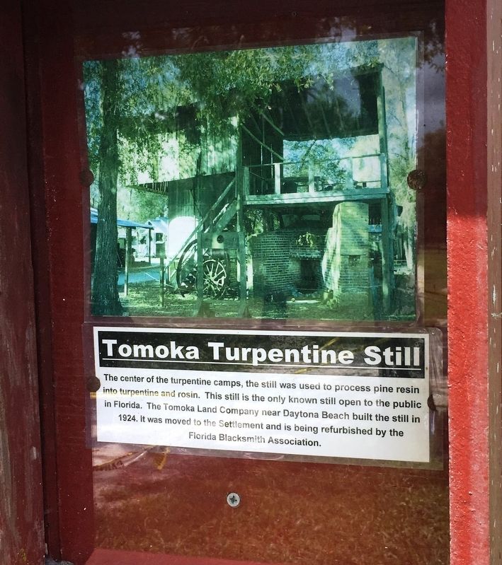 Tomoka Turpentine Still Marker image. Click for full size.