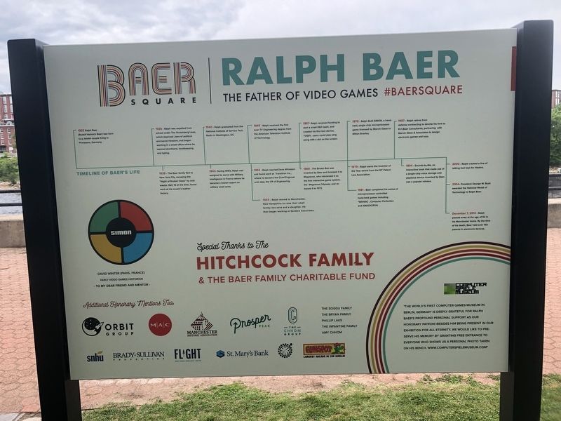 Ralph Baer Marker image. Click for full size.