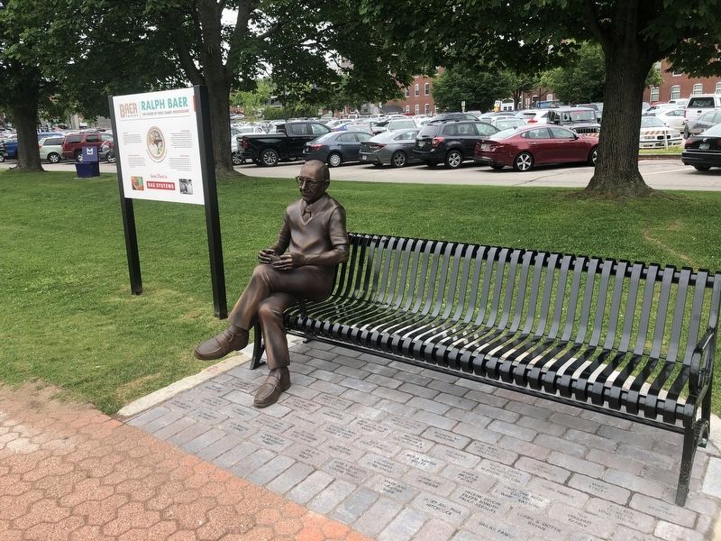 Ralph Baer Marker and Statue image. Click for full size.