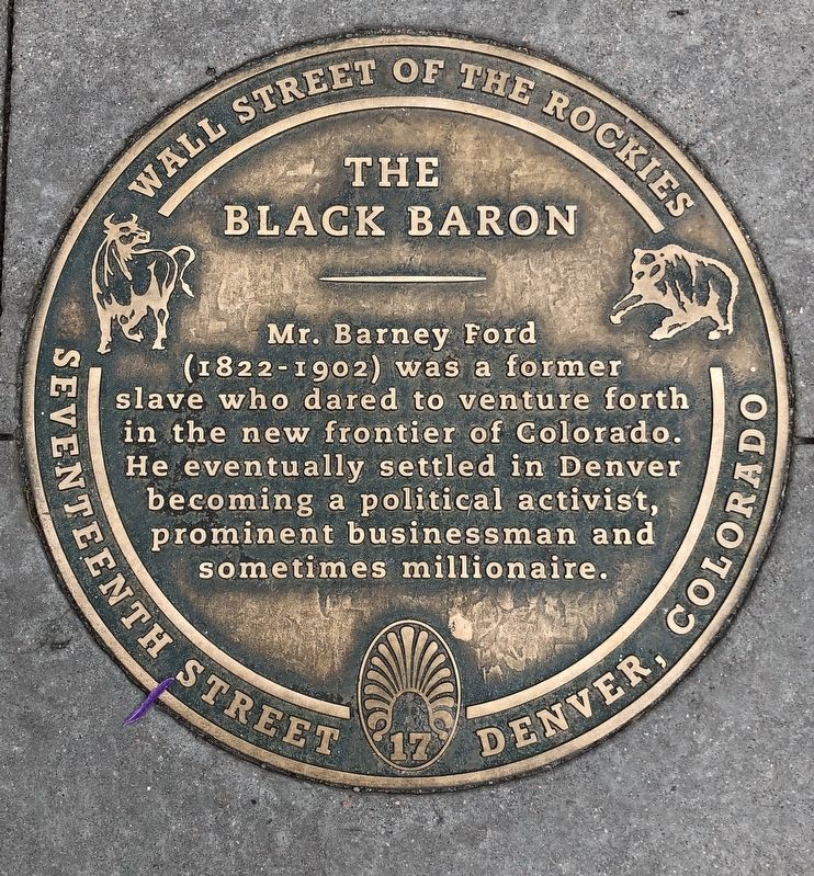 The Black Baron Marker image. Click for full size.