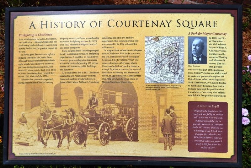 A History of Courtenay Square Marker image. Click for full size.