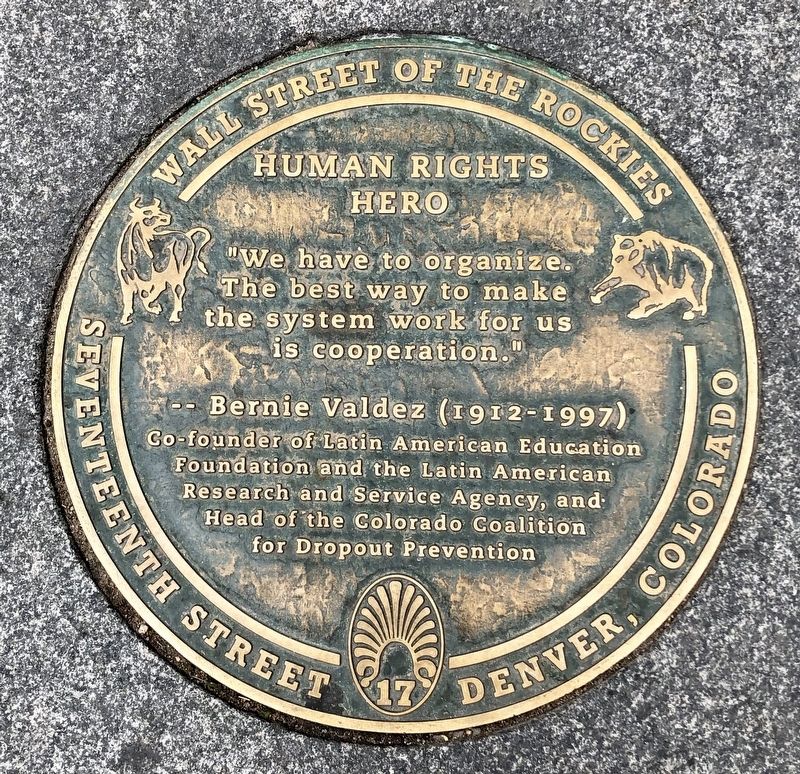 Human Rights Hero Marker. Click for full size. Human Rights Hero Marker image. Click for full size.