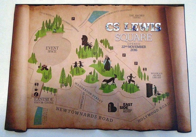 C.S. Lewis Square Map image. Click for full size.