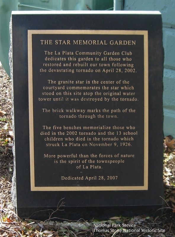 Star Memorial Garden Marker image. Click for full size.