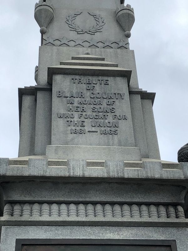 Blair County Civil War Memorial image. Click for full size.