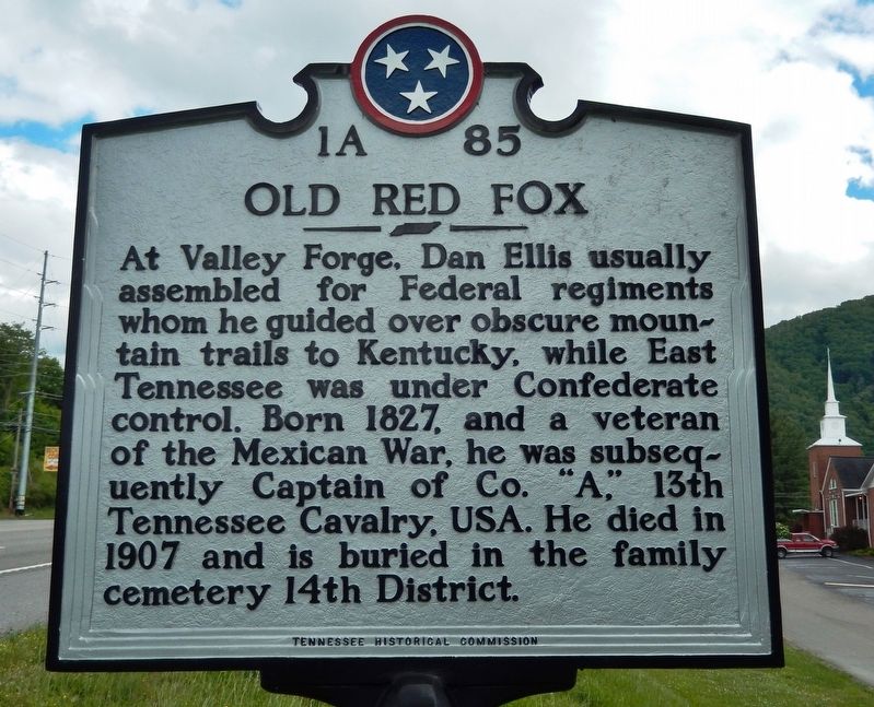 Old Red Fox Marker image. Click for full size.