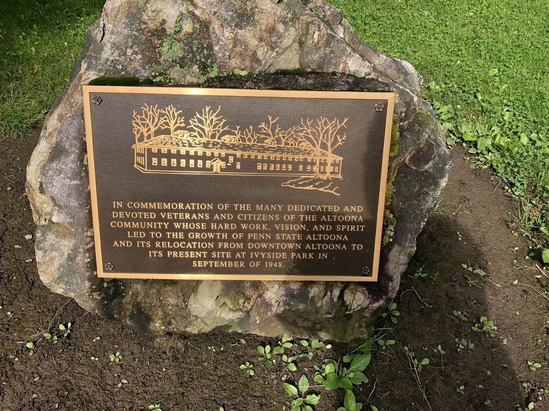 Penn State Altoona Marker. Click for full size. Penn State Altoona Marker image. Click for full size.