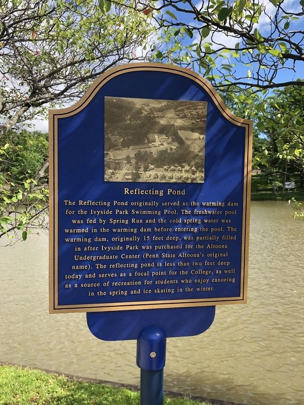 Reflecting Pond Marker image. Click for full size.