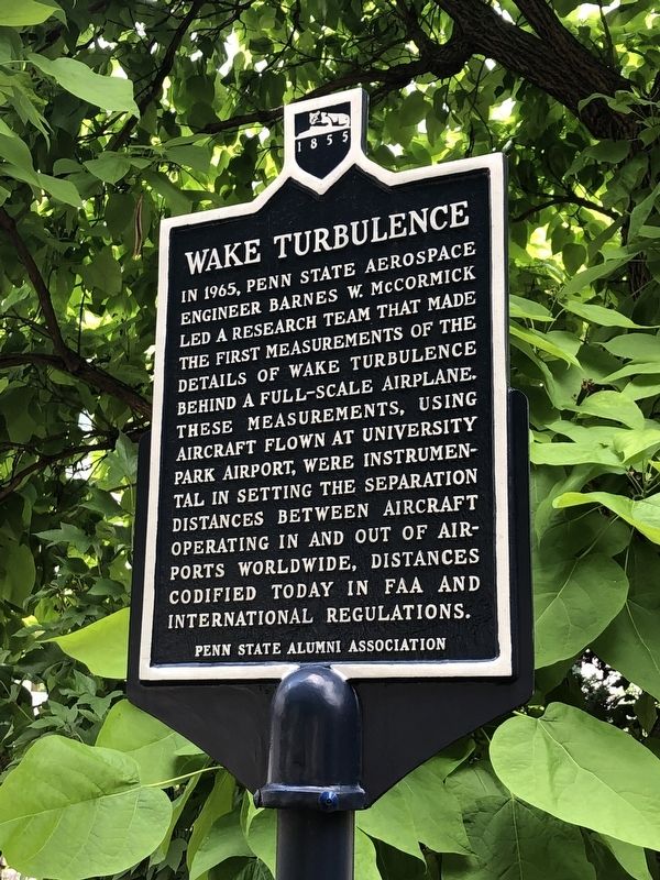 Wake Turbulence Marker image. Click for full size.