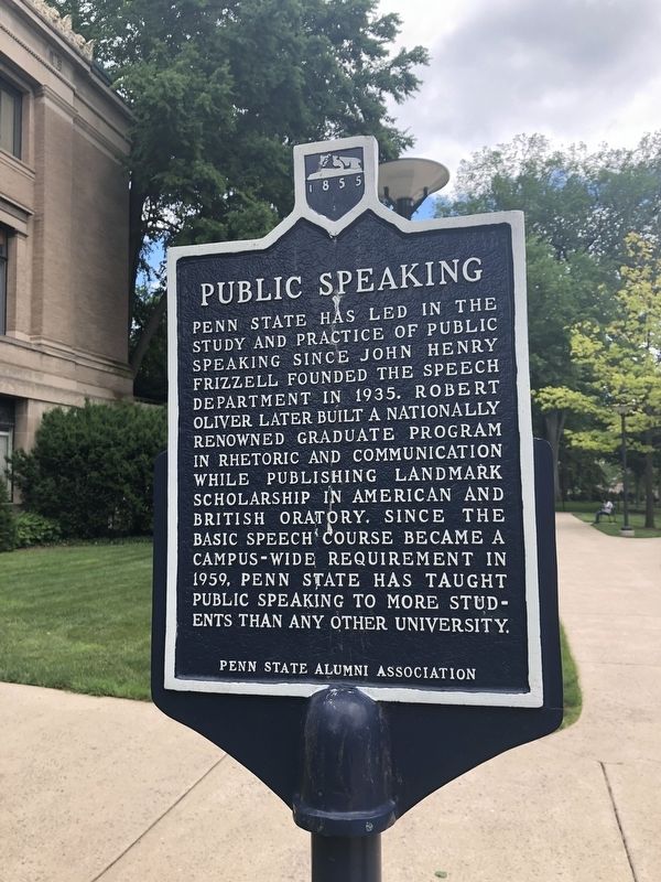Public Speaking Marker. Click for full size. Public Speaking Marker image. Click for full size.